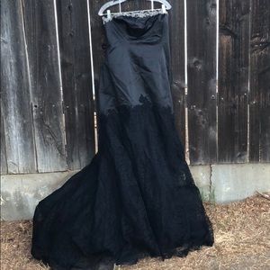 Beautiful Black Gown by Enzoani Love Collection